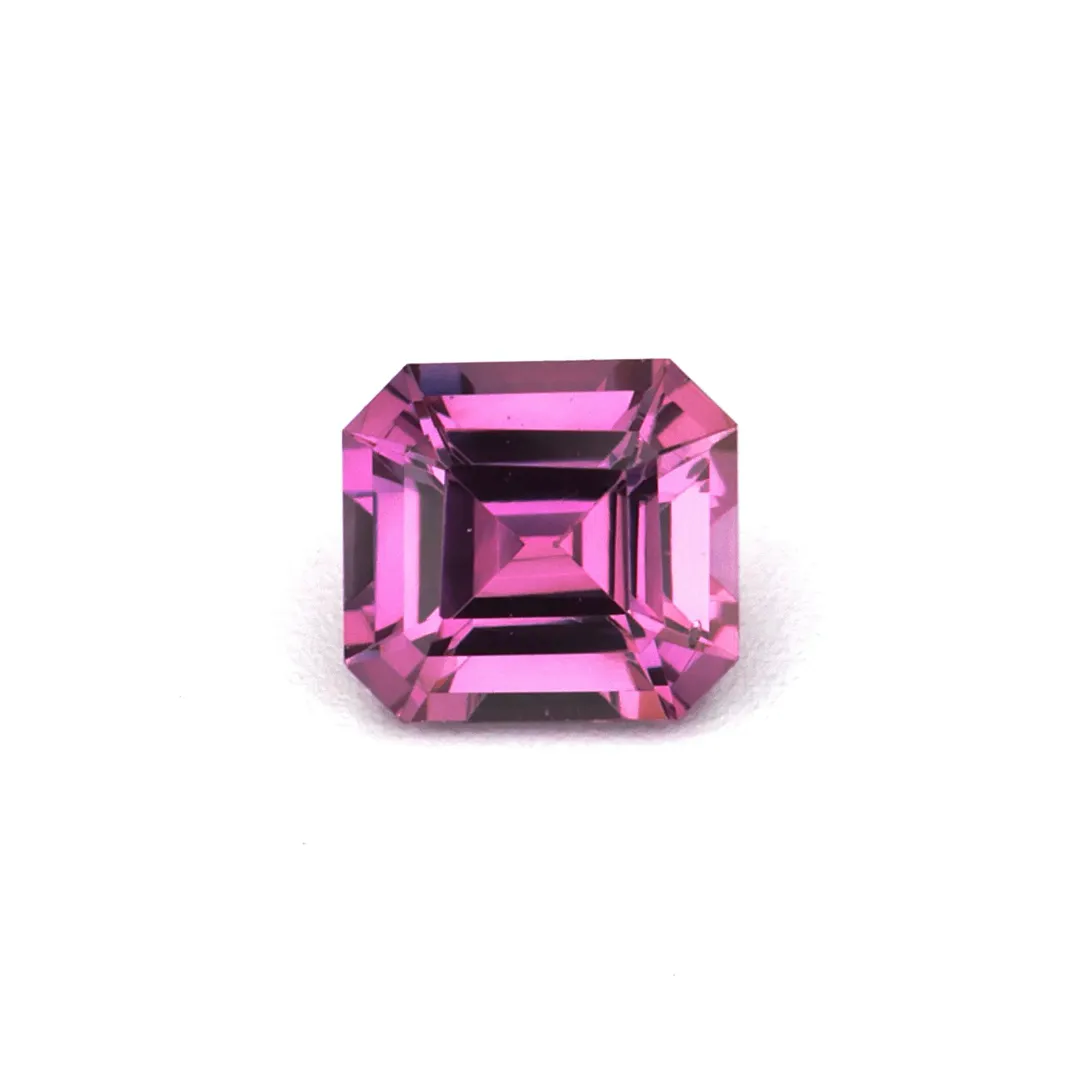 Purplish Pink Sapphire - 0.22ct Emerald Cut - Heated Natural Ceylon Sapphire — 360° view, frame 1 of 360