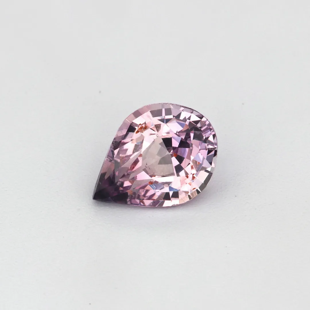 Purplish Pink Sapphire - 0.51ct Pear Cut - Heated Natural Ceylon Sapphire — 360° view, frame 1 of 360