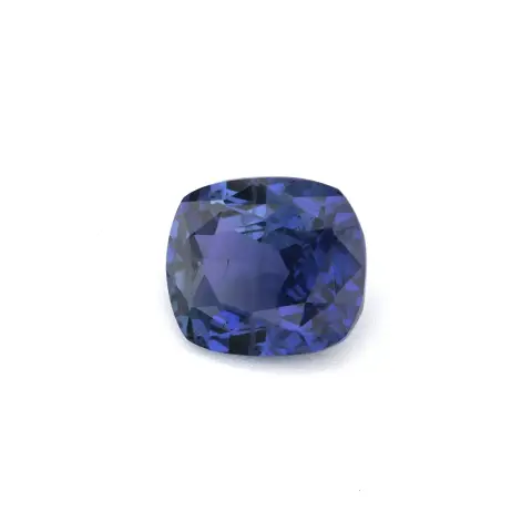 Violetish Blue Sapphire - 1.04ct Cushion Cut - Natural Ceylon Sapphire