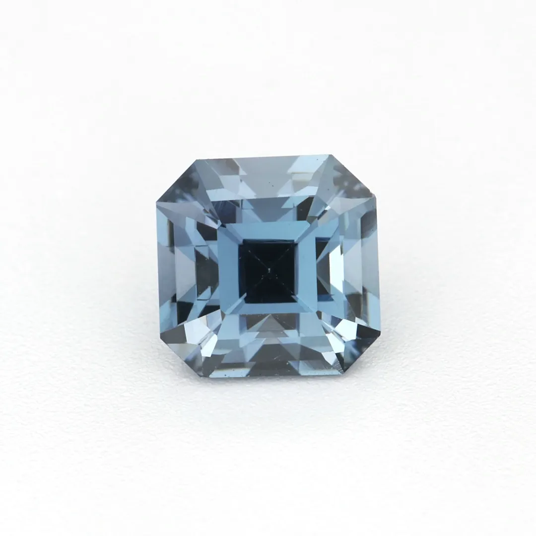 Greyish Blue Spinel - 0.51ct Emerald Cut - Natural Ceylon Spinel