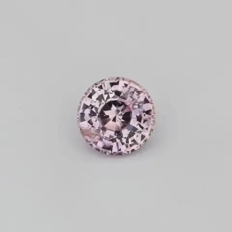 Vivid Pink Sapphire - 0.43ct Round Cut - Natural Ceylon Sapphire