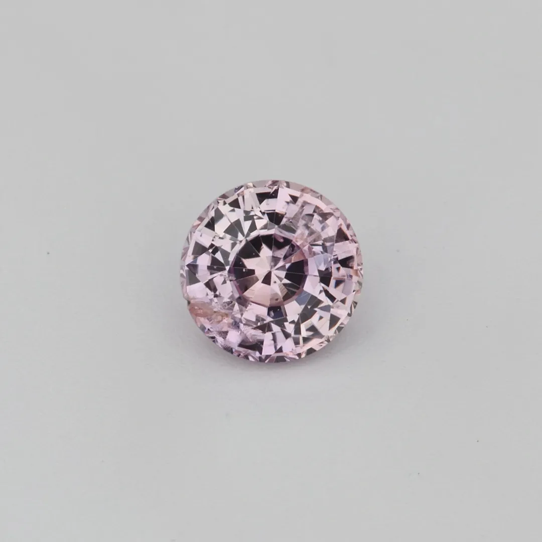 Vivid Pink Sapphire - 0.43ct Round Cut - Natural Ceylon Sapphire — 360° view, frame 1 of 360